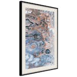 Poster Artgeist Affisch Sienna Blue Marble