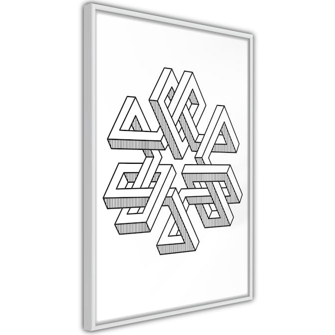 Poster Artgeist Affisch Geometric Clover