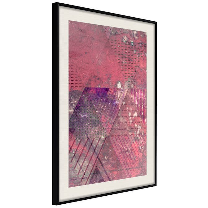 Poster Artgeist Affisch Crimson Abstraction