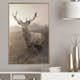 Poster Artgeist Affisch Deer in Sepia