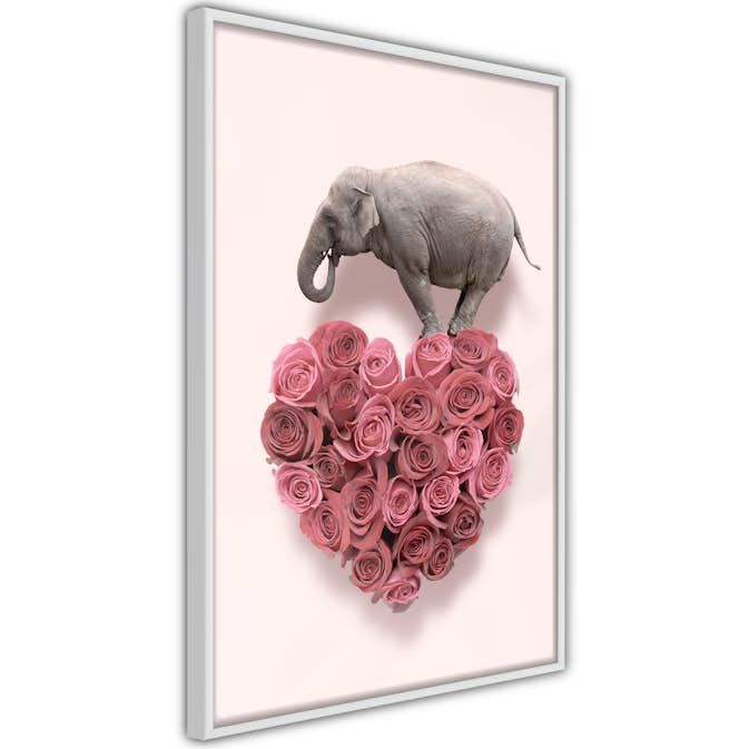 Poster Artgeist Affisch Enamored Elephant