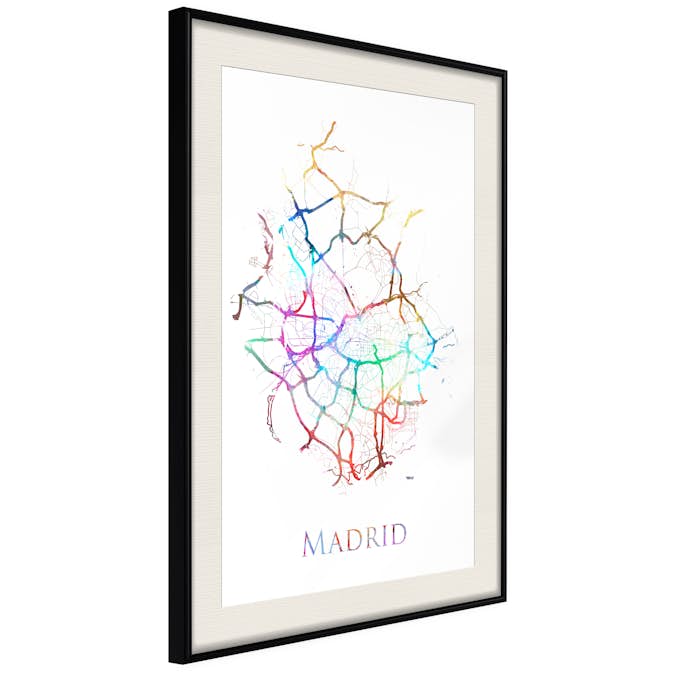 Poster Artgeist Affisch Madrid