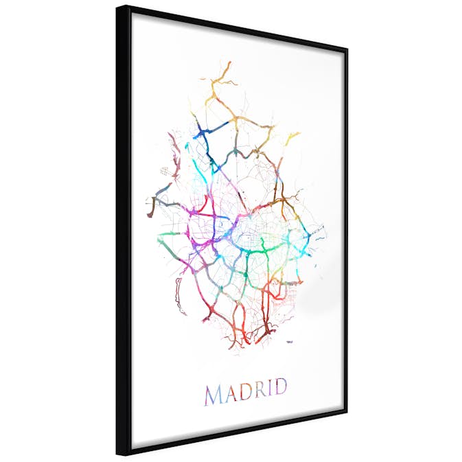 Poster Artgeist Affisch Madrid