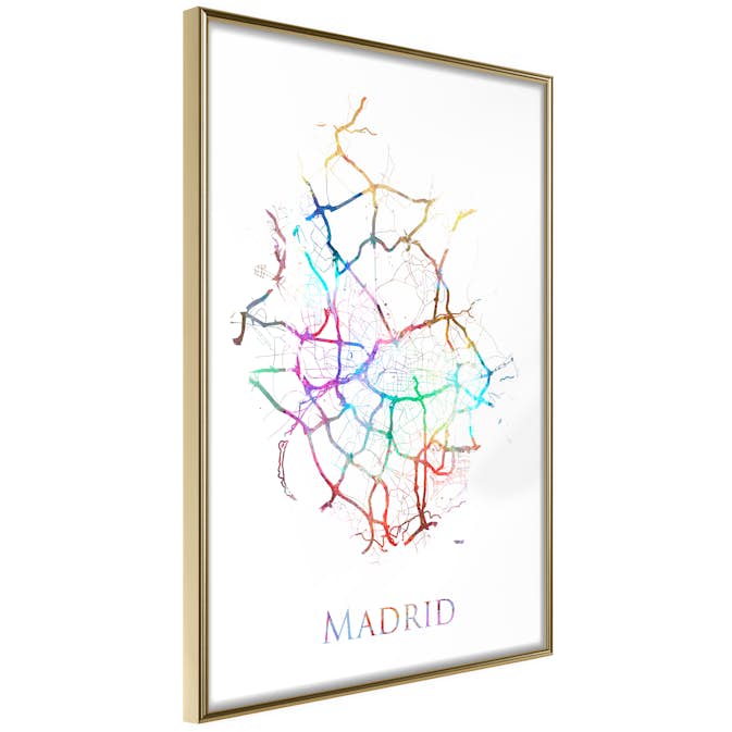 Poster Artgeist Affisch Madrid