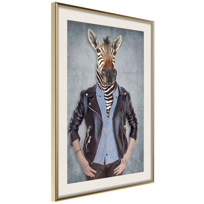 Poster Artgeist Affisch Zebra Ewa