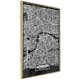 Poster Artgeist Affisch Dark Map of London