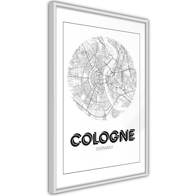 Poster Artgeist Affisch Retro Cologne