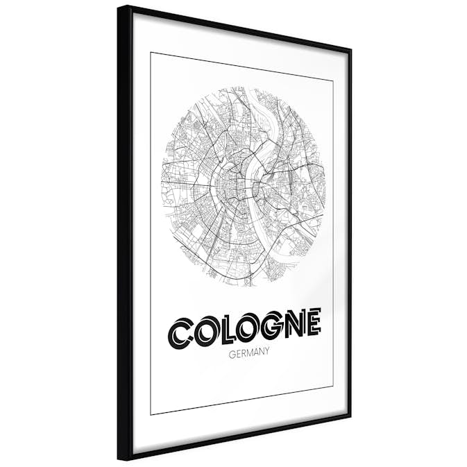 Poster Artgeist Affisch Retro Cologne