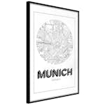 Poster Artgeist Affisch Retro Munich