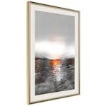 Poster Artgeist Affisch Abstract Sunset