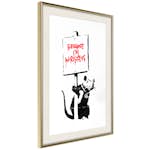 Poster Artgeist Affisch Because I'm Worthless