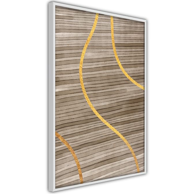 Poster Artgeist Affisch Watercolour and Gold