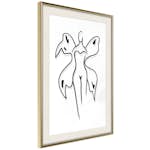 Poster Artgeist Affisch Butterfly Woman