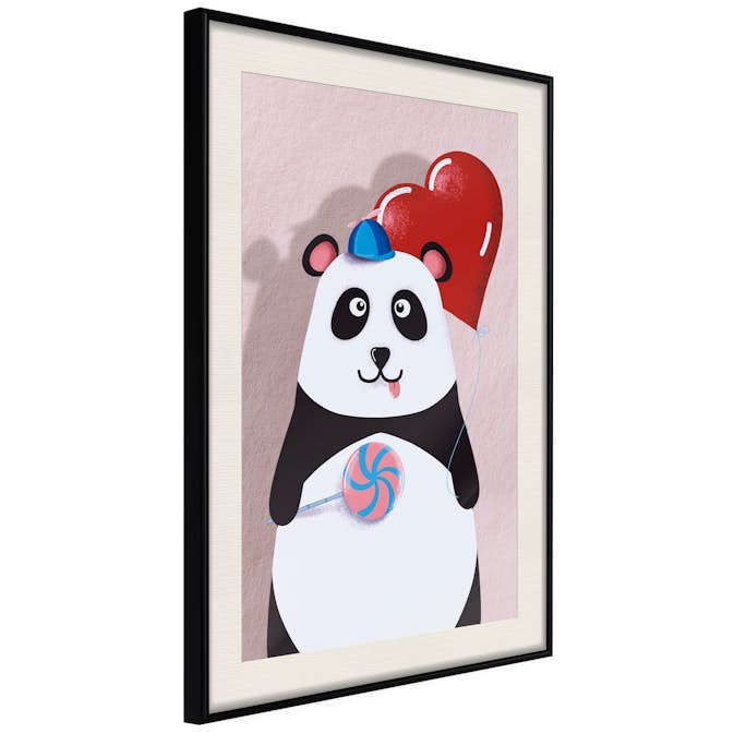 Poster Artgeist Affisch Panda with a Balloon