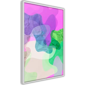 Poster Artgeist Affisch Pastel Butterflies