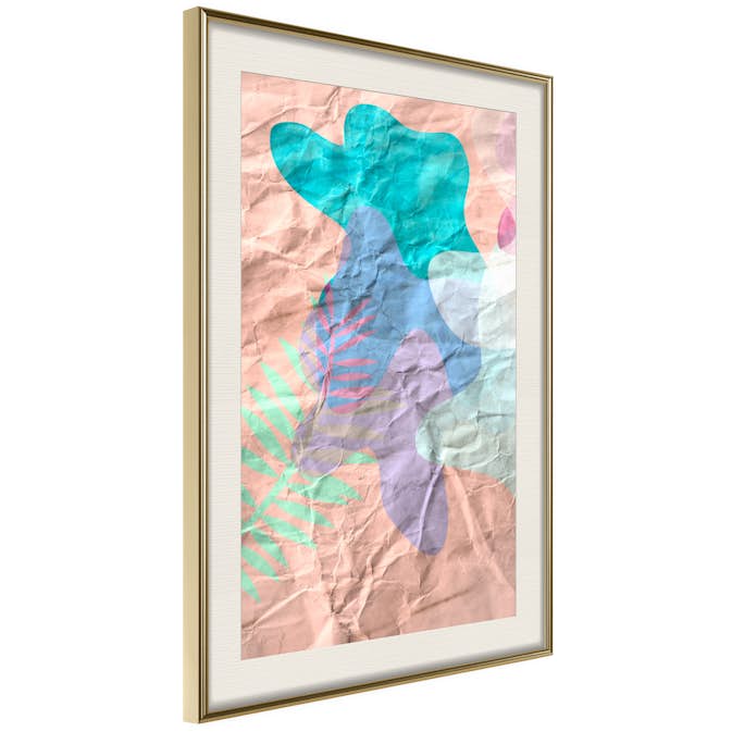 Poster Artgeist Affisch Pastel Shapes