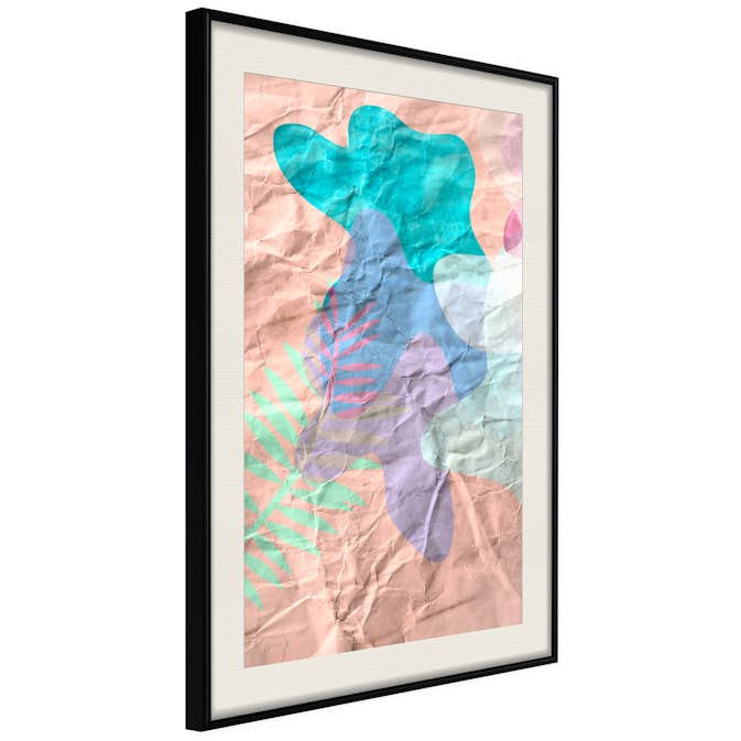 Poster Artgeist Affisch Pastel Shapes