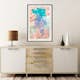 Poster Artgeist Affisch Pastel Shapes