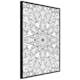 Poster Artgeist Affisch Monochrome Mandala