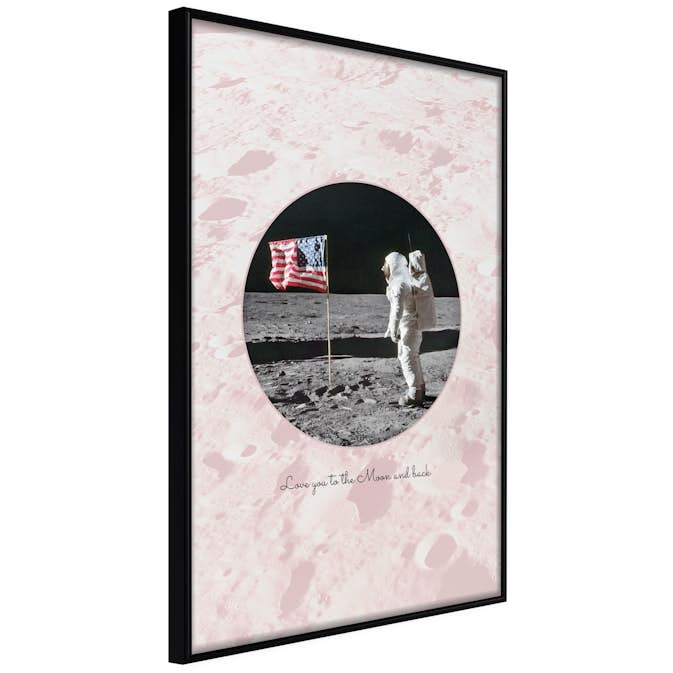 Poster Artgeist Affisch Love You to the Moon and Back