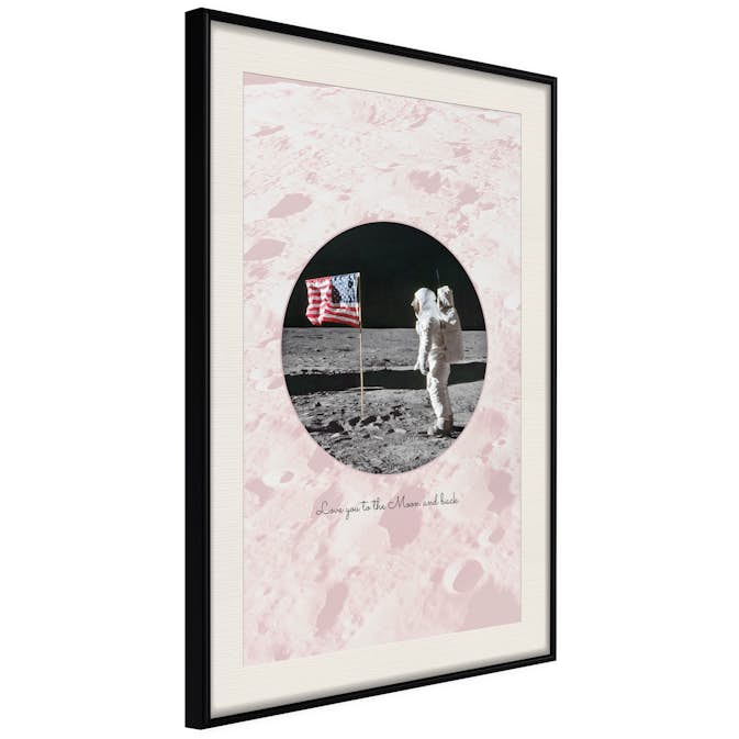 Poster Artgeist Affisch Love You to the Moon and Back