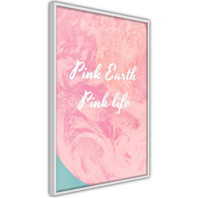 Poster Artgeist Affisch Pink Earth, Pink Life