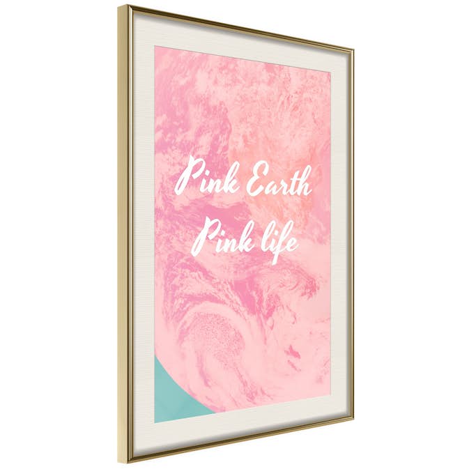 Poster Artgeist Affisch Pink Earth, Pink Life