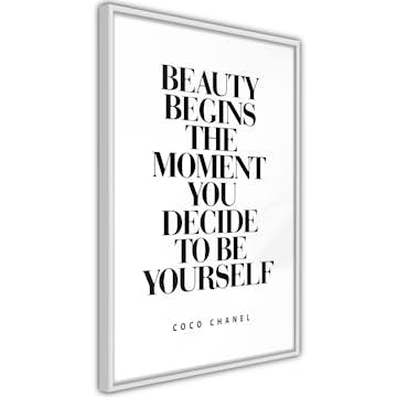 Poster Artgeist Affisch Coco Chanel