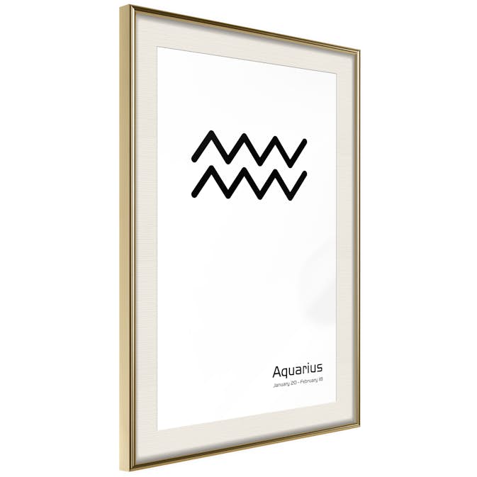 Poster Artgeist Affisch Aquarius