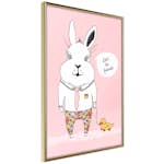 Poster Artgeist Affisch Rabbit's Friend