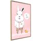 Poster Artgeist Affisch Rabbit's Friend