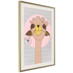 Poster Artgeist Affisch Happy Llama