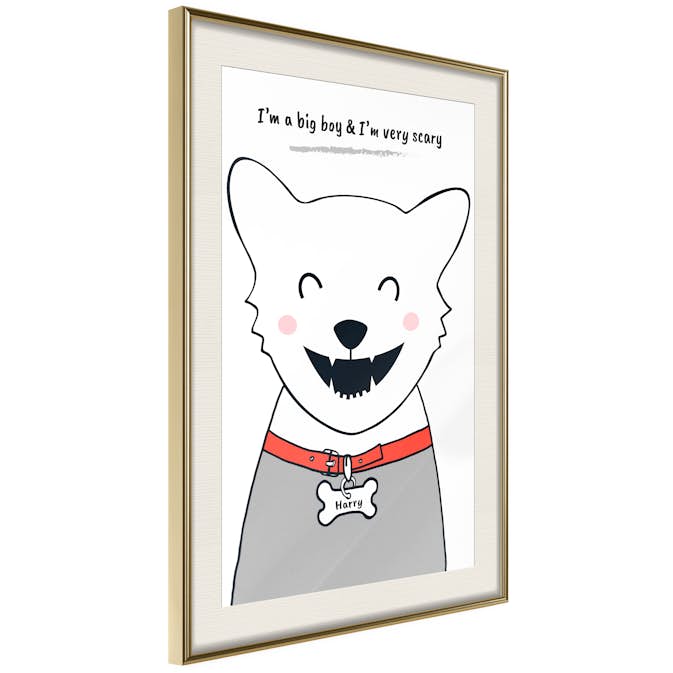 Poster Artgeist Affisch Doggy Harry