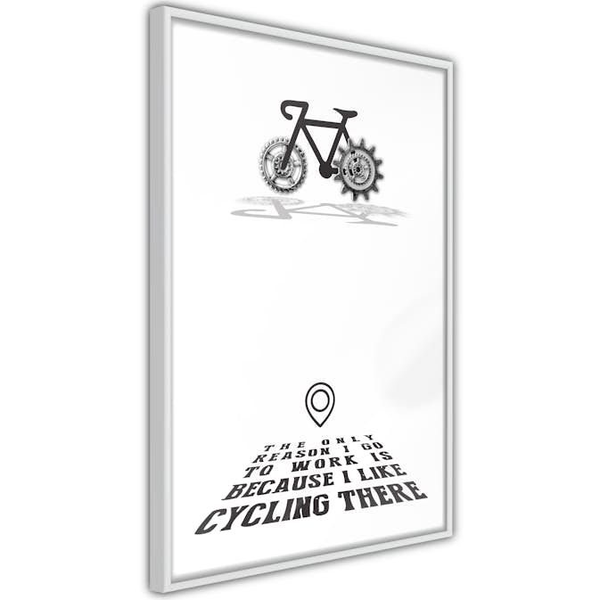 Poster Artgeist Affisch I like Cycling