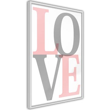 Poster Artgeist Affisch Grey Love