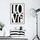Poster Artgeist Affisch Black and White Love