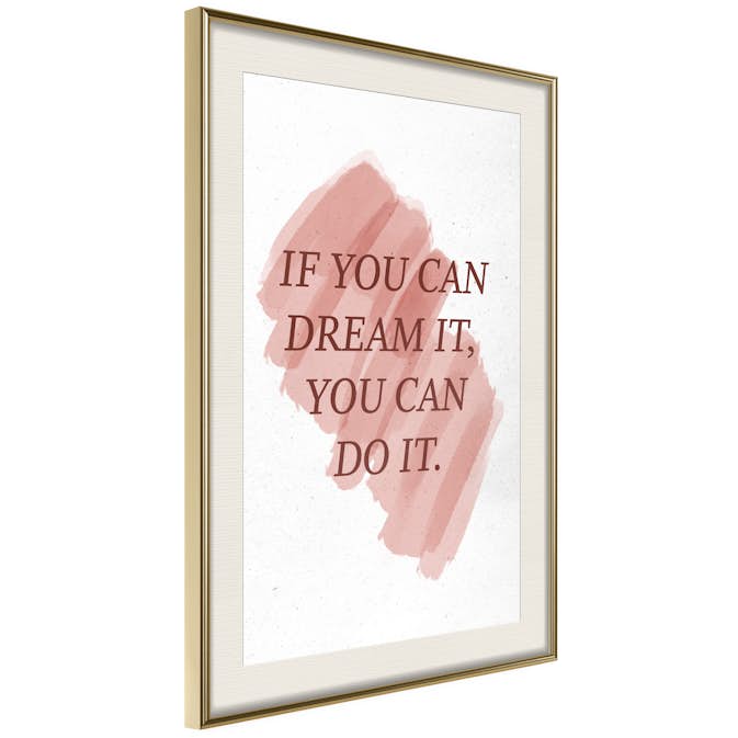 Poster Artgeist Affisch You Can Do It