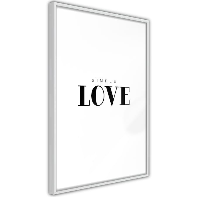 Poster Artgeist Affisch Simple Love