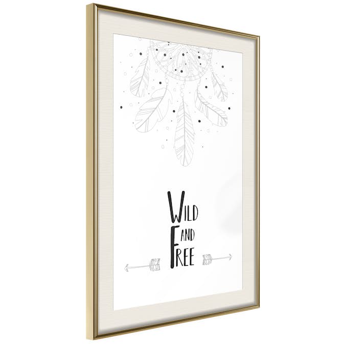 Poster Artgeist Affisch Wild and Free