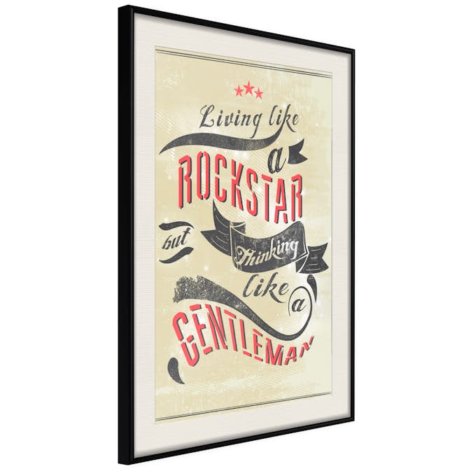 Poster Artgeist Affisch Rockstar