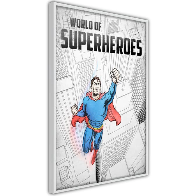 Poster Artgeist Affisch World of Superheroes