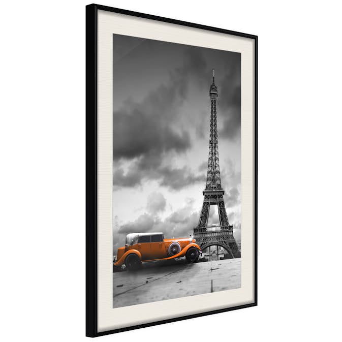 Poster Artgeist Affisch Orange Car