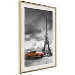 Poster Artgeist Affisch Orange Car