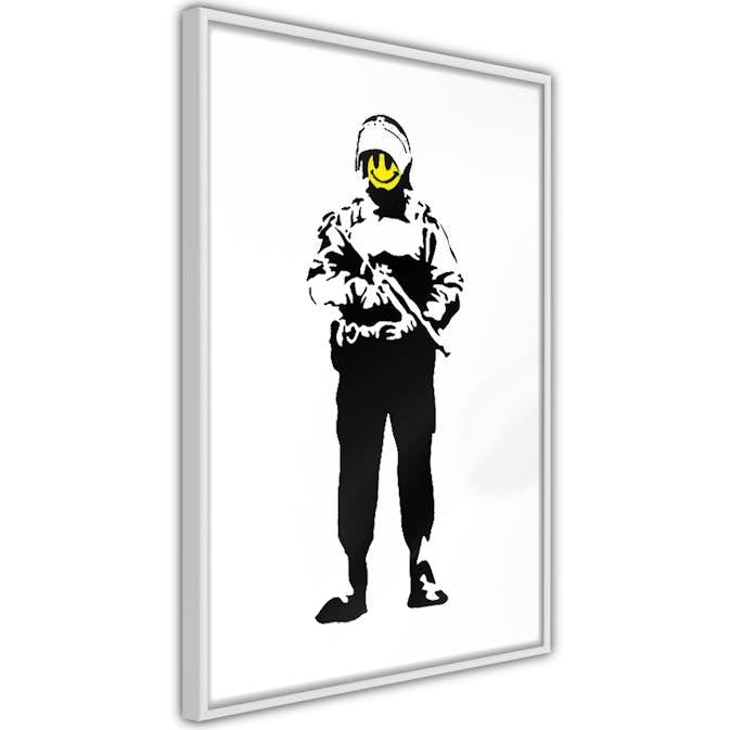 Poster Artgeist Affisch Smiling Policeman