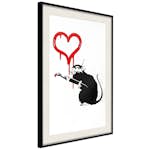 Poster Artgeist Affisch Love Rat
