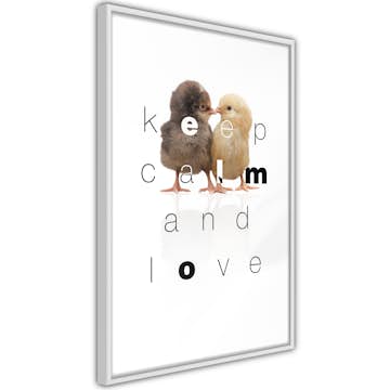Poster Artgeist Affisch Keep Calm and Love