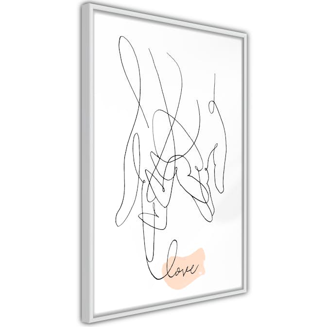 Poster Artgeist Affisch Tangled Love