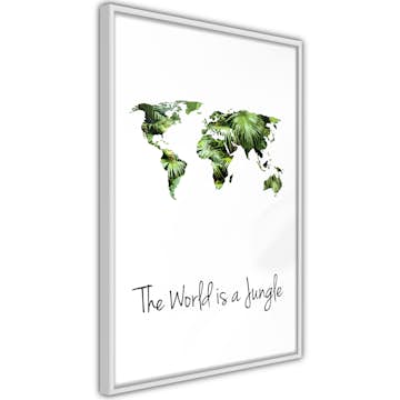 Poster Artgeist Affisch The World Is a Jungle