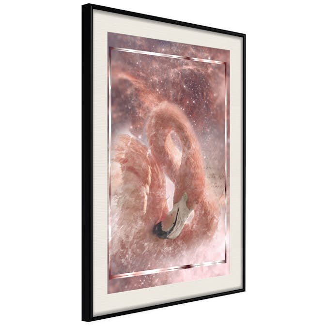 Poster Artgeist Affisch Space Flamingo