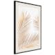 Poster Artgeist Affisch Golden Palm Leaves